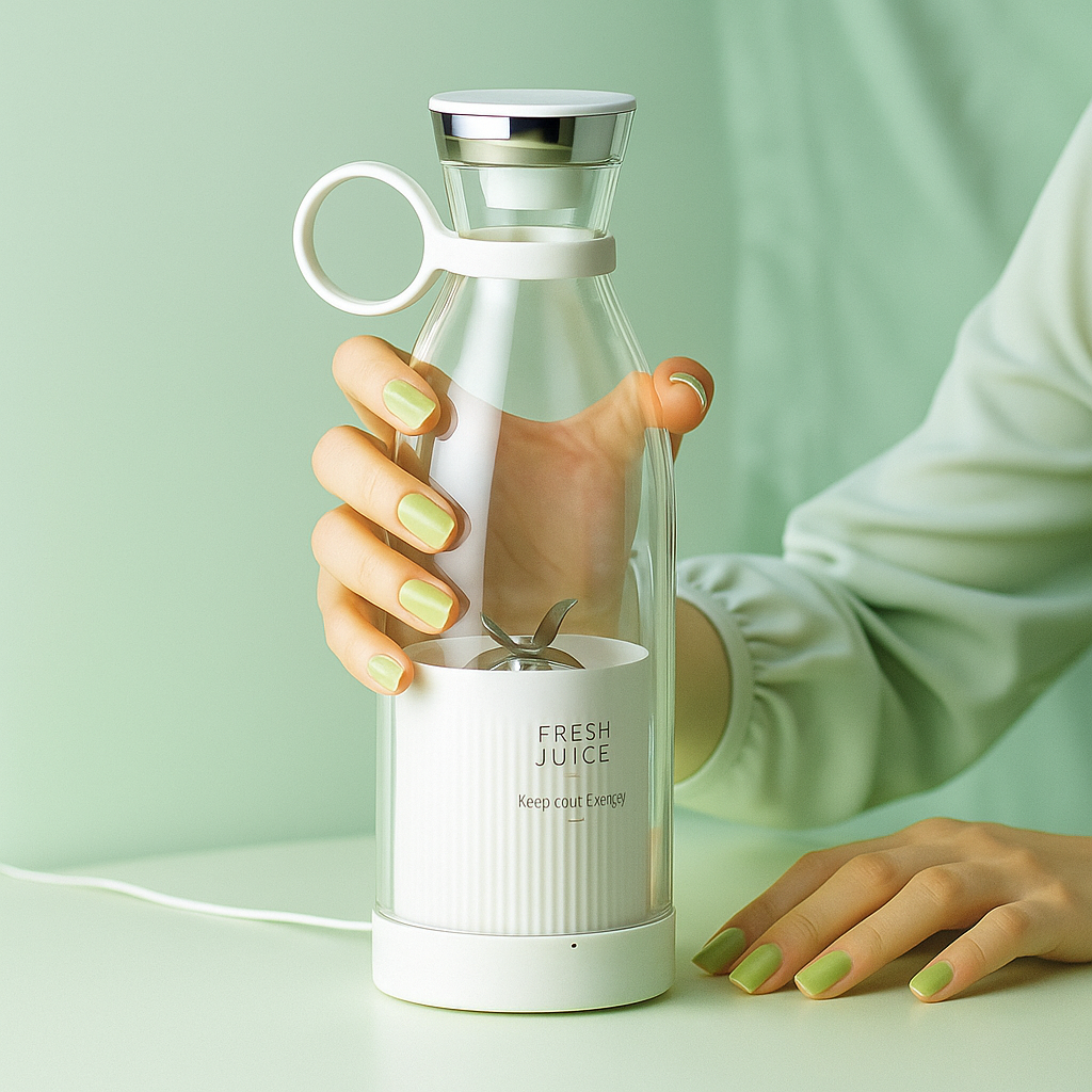 Traveler Portable Mini Juicer Blender | Rechargeable Blender For Travel & Outdoor Use