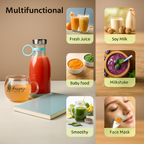Traveler Portable Mini Juicer Blender | Rechargeable Blender For Travel & Outdoor Use
