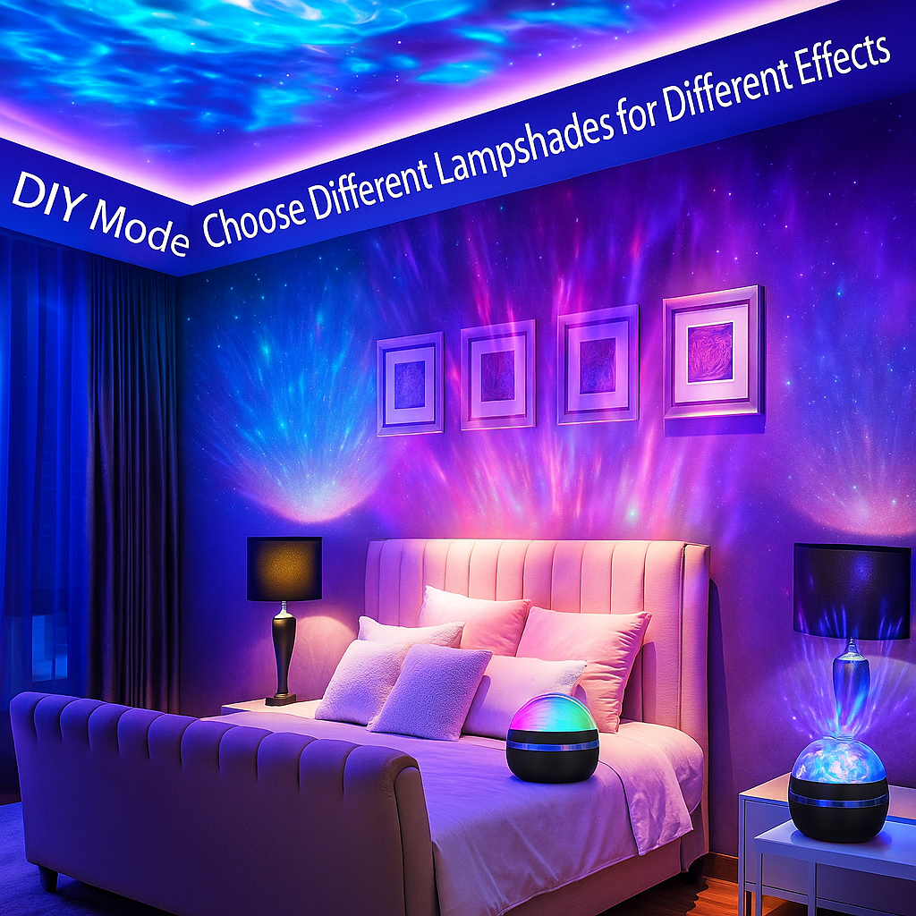 Galaxy Light Projector for kids & Adults | Remote Control & Room Decor Ambience Lighting