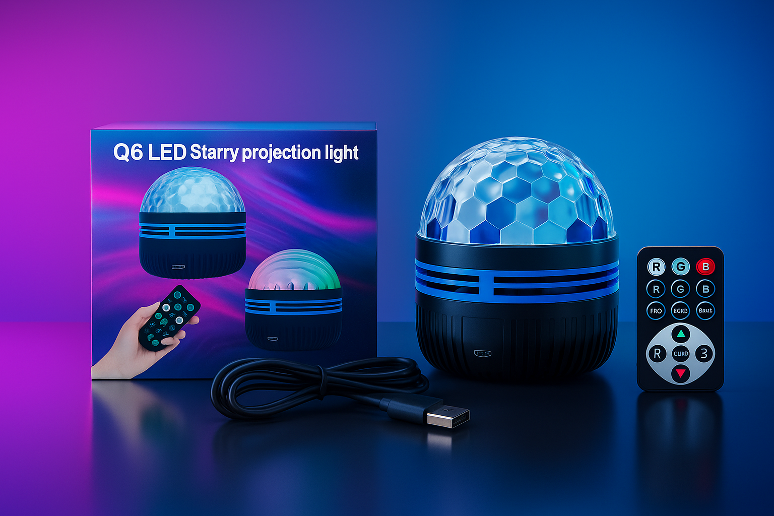 Galaxy Light Projector for kids & Adults | Remote Control & Room Decor Ambience Lighting