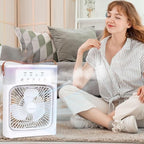 Portable Rechargeable Fan. Powerful, Spped Controlar & Silent Cooling for Anywhere.