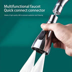 3-in-1 Kitchen Sink Faucet – Adjustable Spray Modes ( Spray & Sweep) for  Cleaning