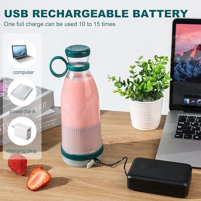 Traveler Portable Mini Juicer Blender | Rechargeable Blender For Travel & Outdoor Use
