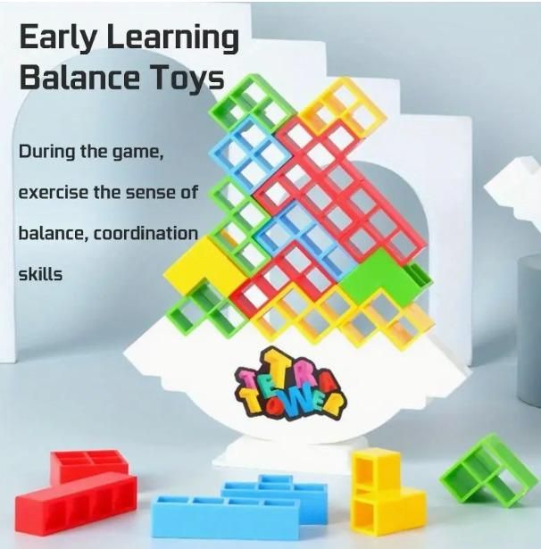 Balance & Build Educational Stacking Game – A Creative Challenge for Kids and Family.