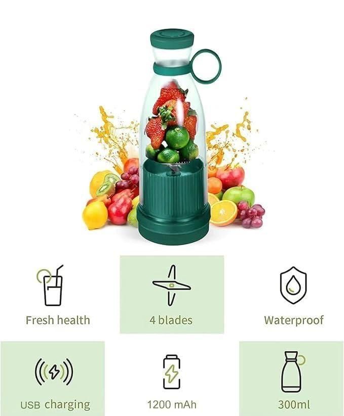 Traveler Portable Mini Juicer Blender | Rechargeable Blender For Travel & Outdoor Use