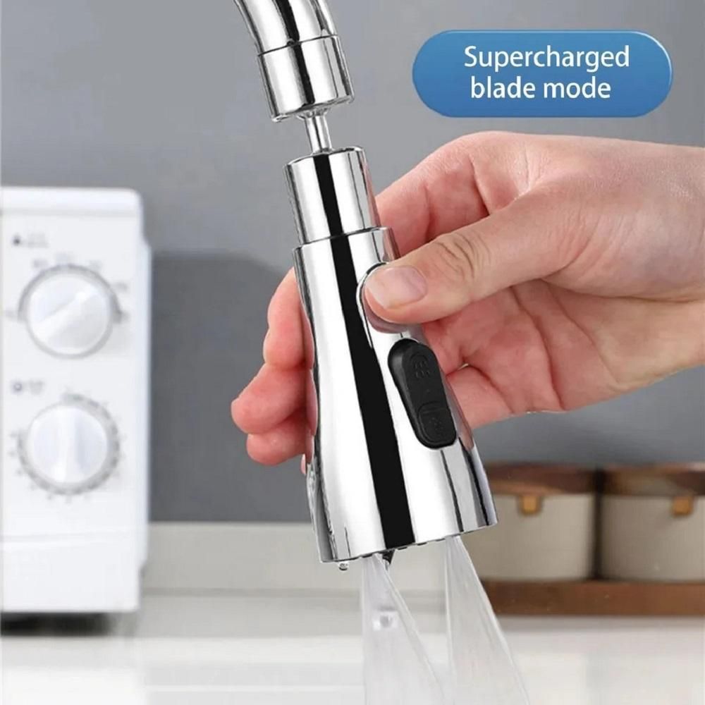 3-in-1 Kitchen Sink Faucet – Adjustable Spray Modes ( Spray & Sweep) for  Cleaning