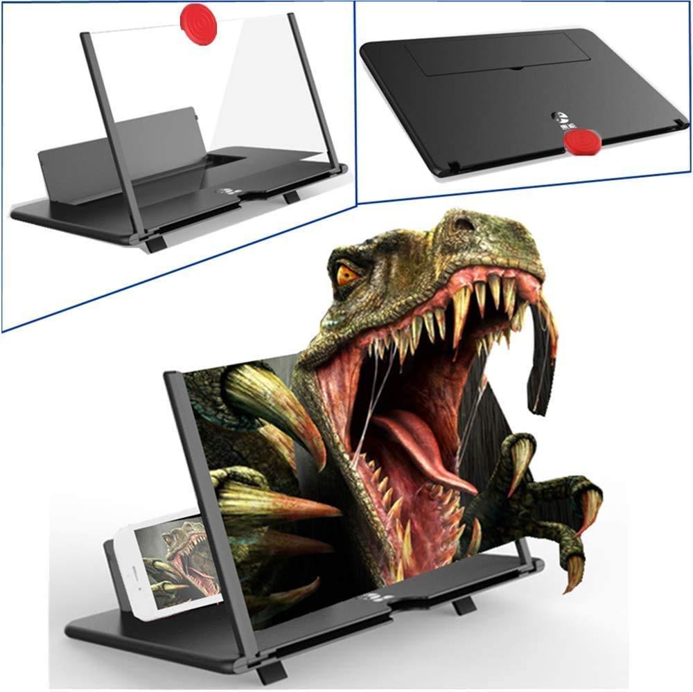 🎥 3D HD Mobile Phone Screen Enlarger 📱 Universal Stand for iOS & Android 👌