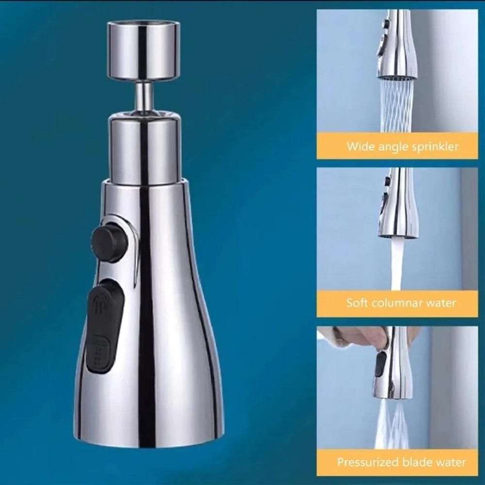 3-in-1 Kitchen Sink Faucet – Adjustable Spray Modes ( Spray & Sweep) for  Cleaning