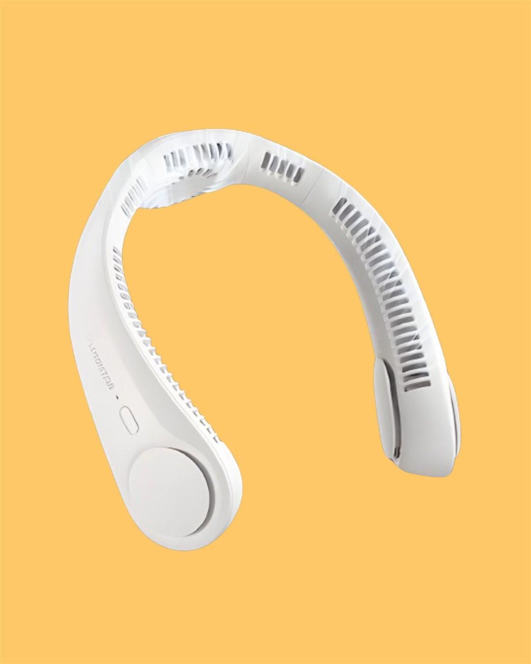 Rechargeable Bladeless Neck Fan | Portable 360° Airflow for Home, Office & Outdoor Use
