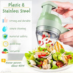 Smart 4-in-1 Electric Vegetable Cutter | Portable, Multi-Functional & Time-Saving Tool