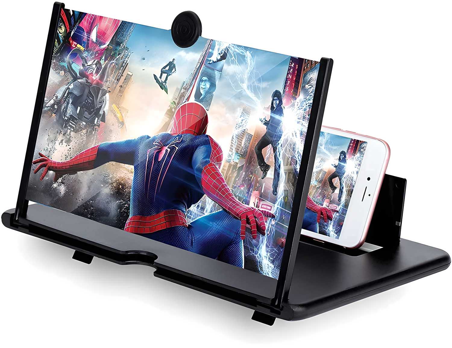 🎥 3D HD Mobile Phone Screen Enlarger 📱 Universal Stand for iOS & Android 👌