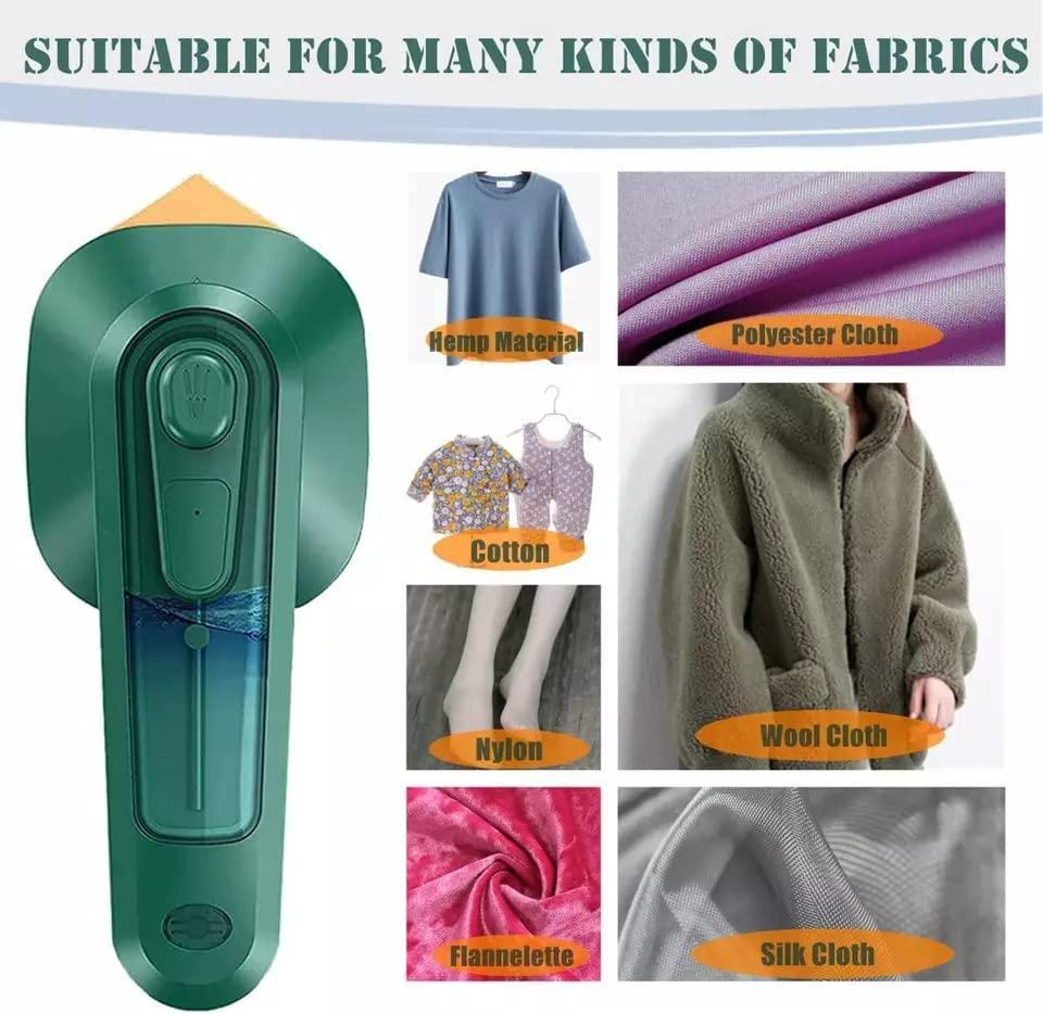 Portable Iron Travel Steamer for Clothes. This Small Size Irons Suitable for Outing & Home