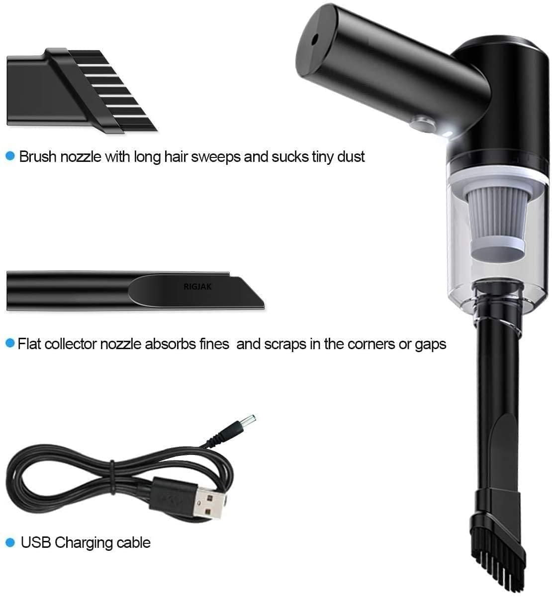 Cordless Air Duster & Mini Vacuum Cleaner – Rechargeable & Multi-Purpose Cleaning Tool.