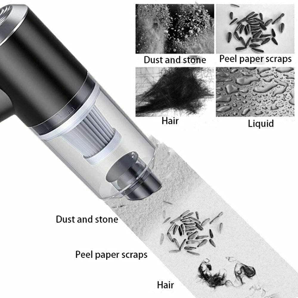 Cordless Air Duster & Mini Vacuum Cleaner – Rechargeable & Multi-Purpose Cleaning Tool.